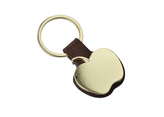 Catena chiave di cuoio dell'unità di elaborazione della lega di Pantone Rose Gold Key Rings Zinc