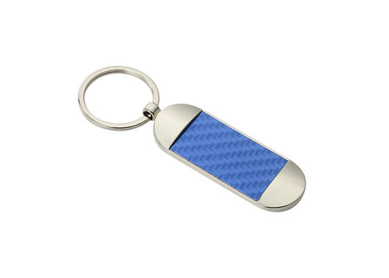 Promozione blu del ricordo del supporto di cuoio delle catene chiave dell'unità di elaborazione di struttura di ellisse