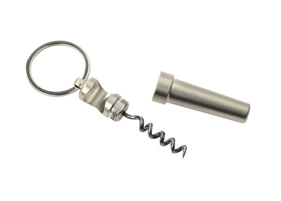 Argento a catena chiave multifunzionale 17mm del portiere delle apribottiglie del metallo