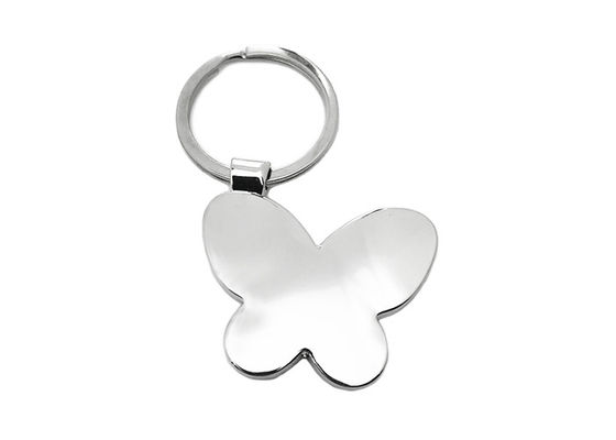 Materiale di bambù in lega di zinco amichevole sveglio di Keychains Eco della farfalla piccolo