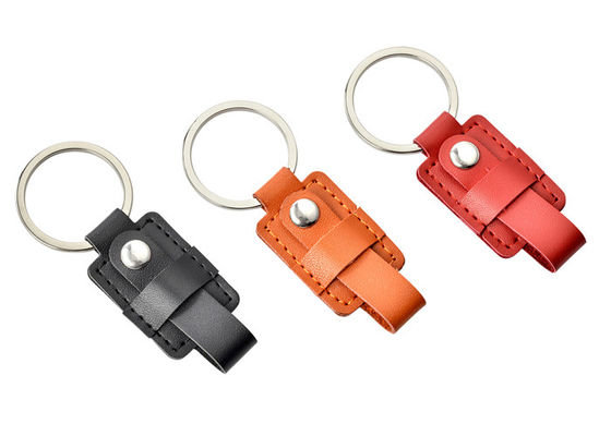 Portiere di cuoio genuino dell'unità di elaborazione di Ring Holder Braided della struttura di chiave in lega di zinco dell'automobile