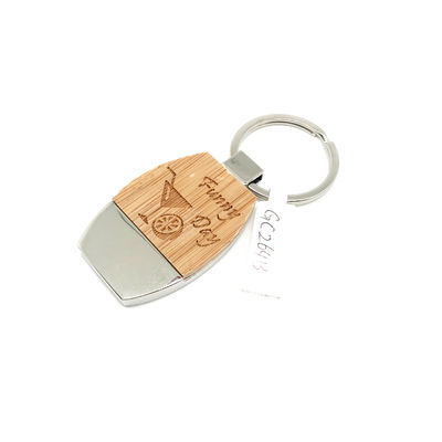 Prezzo buono Portachiavi in legno inciso personalizzato Decorazione regalo ecologico con bellezza in legno naturale in linea