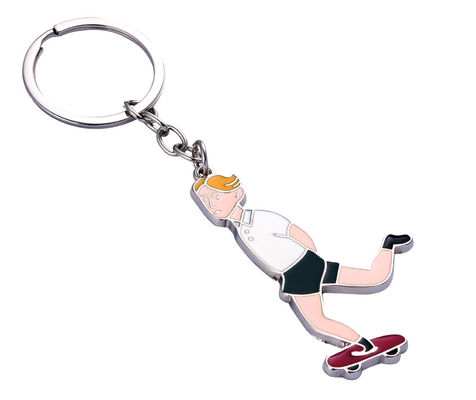 Prezzo buono Personalized Charming Metal Keychain con forma personalizzata per tenere le chiavi in linea