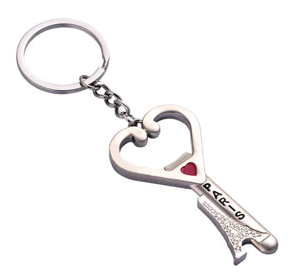 Prezzo buono Portachiavi in metallo in lega di zinco personalizzabili con forma unica in linea