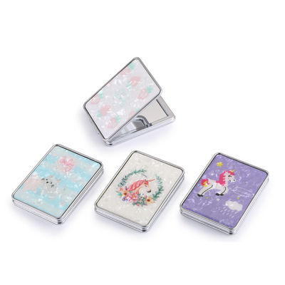 Prezzo buono Specchietto di tasca compatto a doppio lato e pieghevole con ingrandimento 1X/2X in linea