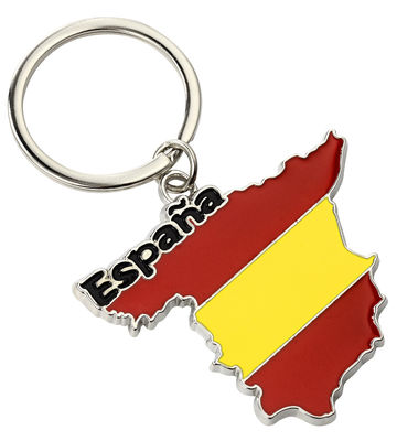 Prezzo buono Campania regalo suvenir personalizzato Carino portachiavi in metallo Logo smaltato e durabilità garantita in linea