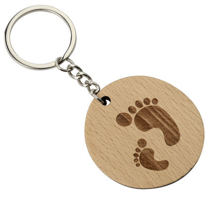 Prezzo buono Aggiorna il tuo portachiavi con portachiavi in legno incisi, ecologico e naturale in linea