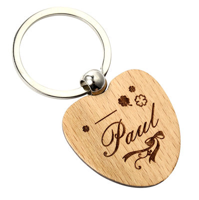 Prezzo buono Portachiavi in legno personalizzati personalizzabili realizzati con materiali naturali in linea