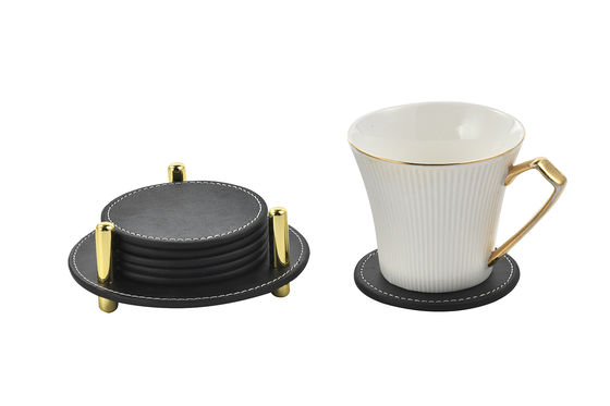 Prezzo buono Set di sottobicchieri moderni, design assortiti, materiali assorbenti e durevoli, stili assortiti in linea