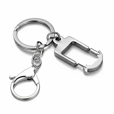 Prezzo buono OEM/ODM As Photo Zinc Alloy Metal Keychain Holder for Customized Manufacturing in linea