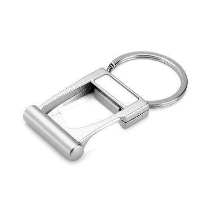 qualità Porta chiavi in metallo resistente con logo personalizzato OEM ODM adatto a campagne di marketing e apprezzamento dei clienti fabbrica