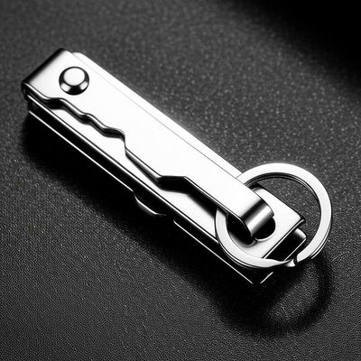 Prezzo buono Keychain organizzatore in acciaio resistente OEM ODM Portatore di chiavi pesante per un deposito sicuro di chiavi organizzate e facile accesso quotidiano in linea