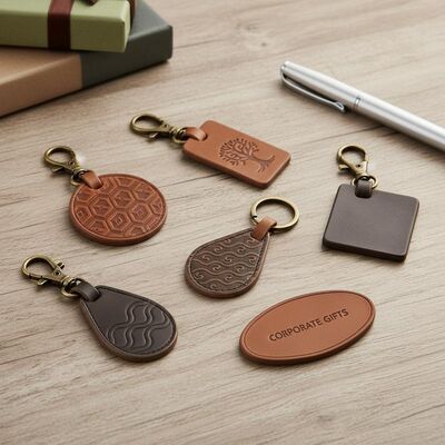 Prezzo buono Portachiavi in cuoio Portachiavi personalizzati con modello stile classico accessori eleganti e durevoli per regali e oggetti aziendali in linea