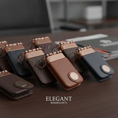 Prezzo buono Portachiavi in pelle personalizzati Portachiavi per portachiavi design elegante Perfetto per affari regali aziendali e campagne di marketing in linea