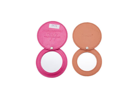 Prezzo buono cuoio cosmetico rotabile dell'unità di elaborazione dello specchietto del singolo lato 35g per la promozione in linea