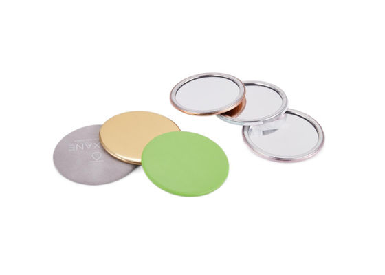 Prezzo buono Cuoio compatto dell'unità di elaborazione di logo dello specchio di trucco dell'ABS del giro pieghevole di vetro dello specchio 11mm in linea