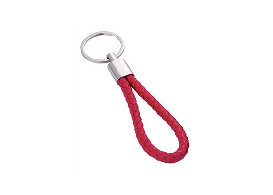 Prezzo buono Chiave di cuoio di stampa UV di cuoio in lega di zinco Ring Holder delle catene di chiave dell'unità di elaborazione in linea