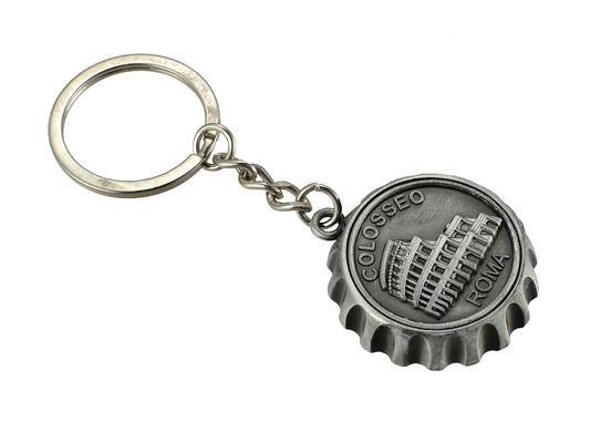 Prezzo buono Catena chiave personale ferro delle apribottiglie di Matt Gun Bottle Cap Keychain in linea