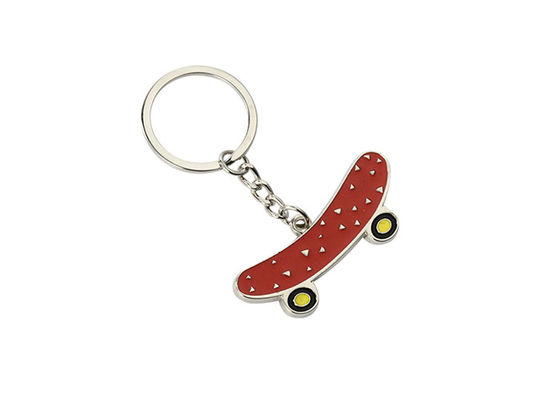 Prezzo buono Regalo sveglio a catena chiave del ricordo del pattino in lega di zinco mini 3.5mm Pantone del ferro in linea