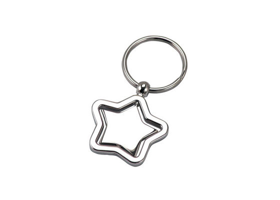 Prezzo buono La catena chiave a catena sveglia della stella del ferro di chiave del metallo del regalo del ricordo ammassa ferro rotabile in linea