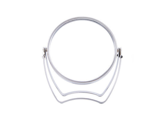 Prezzo buono Specchio cosmetico rotondo rotabile della Tabella 360 gradi di angolo regolabile d'argento in linea