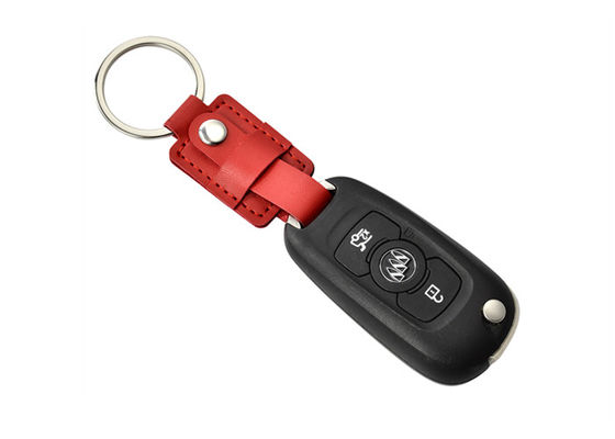 Prezzo buono Portiere di cuoio genuino dell'unità di elaborazione di Ring Holder Braided della struttura di chiave in lega di zinco dell'automobile in linea