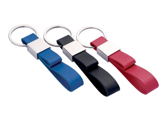 Prezzo buono Catene di chiave di cuoio dell'unità di elaborazione di doppi strati Mini Key Holder in lega di zinco in linea